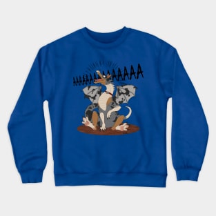 A totally normal dog Crewneck Sweatshirt